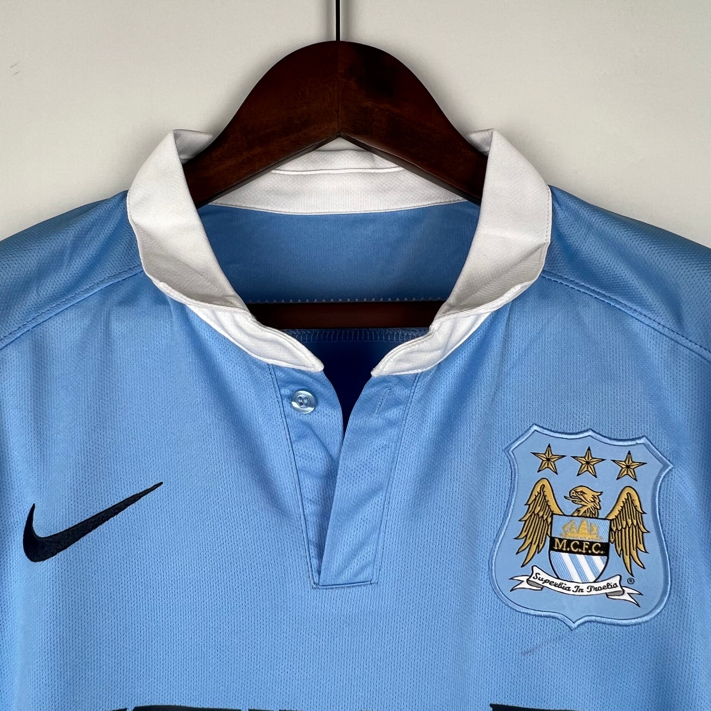 Manchester City retro home shirt 2015-16