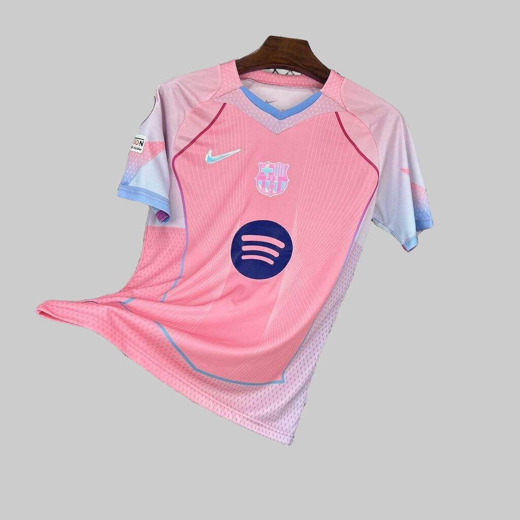 FC Barcelona pink shirt 2025-26
