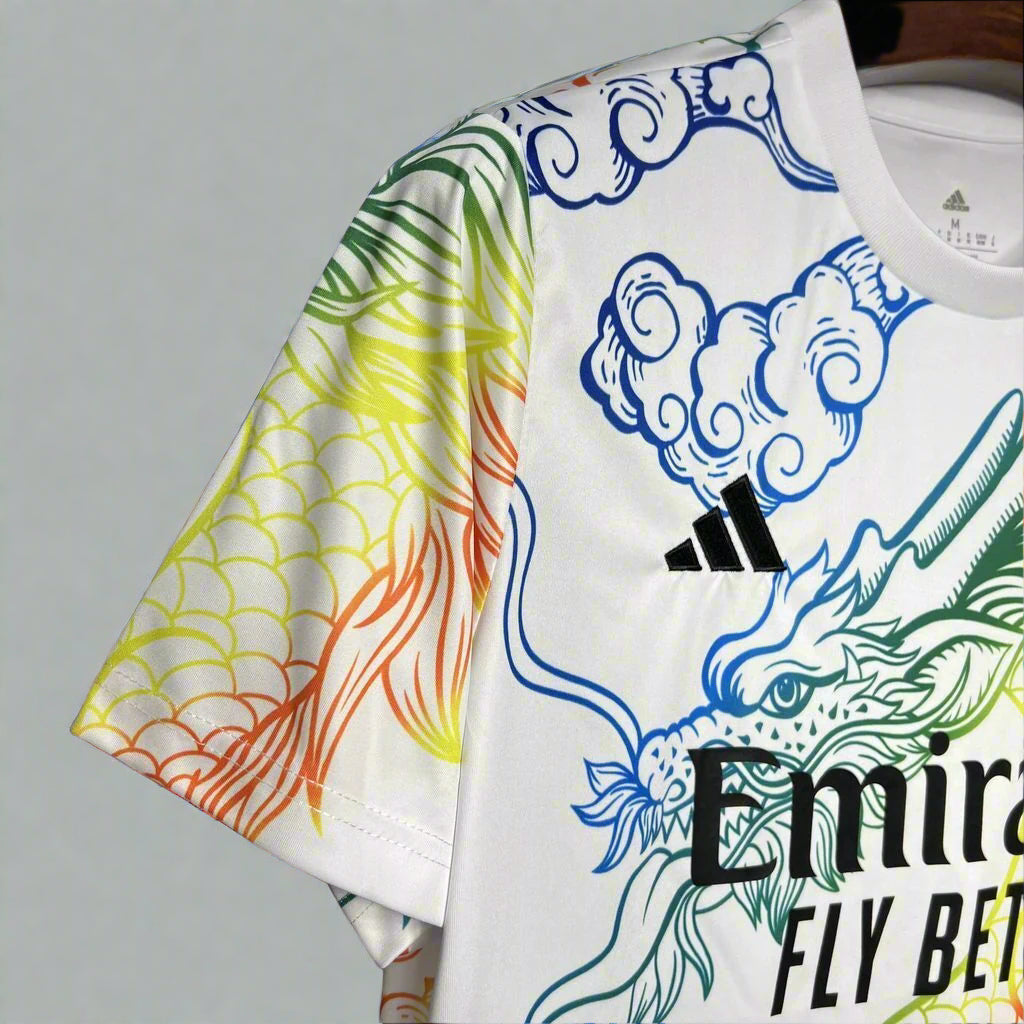 Real Madrid colored dragon shirt 2024-25