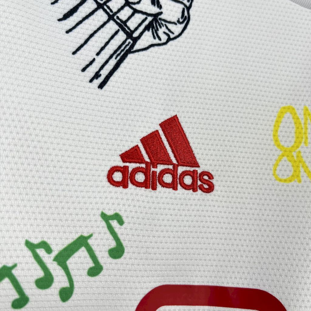 Ajax white bob marley shirt 2021-22