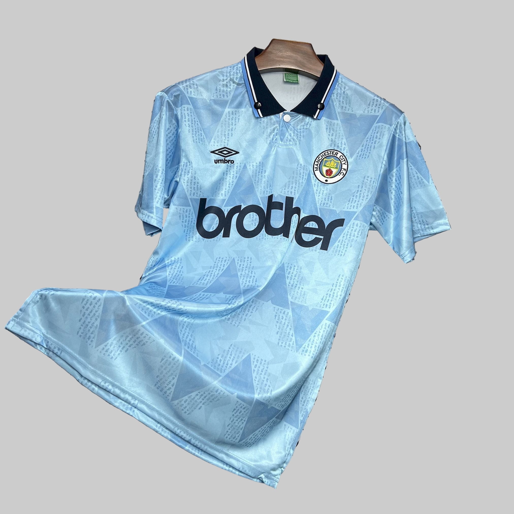 Manchester City retro home shirt 1989-91