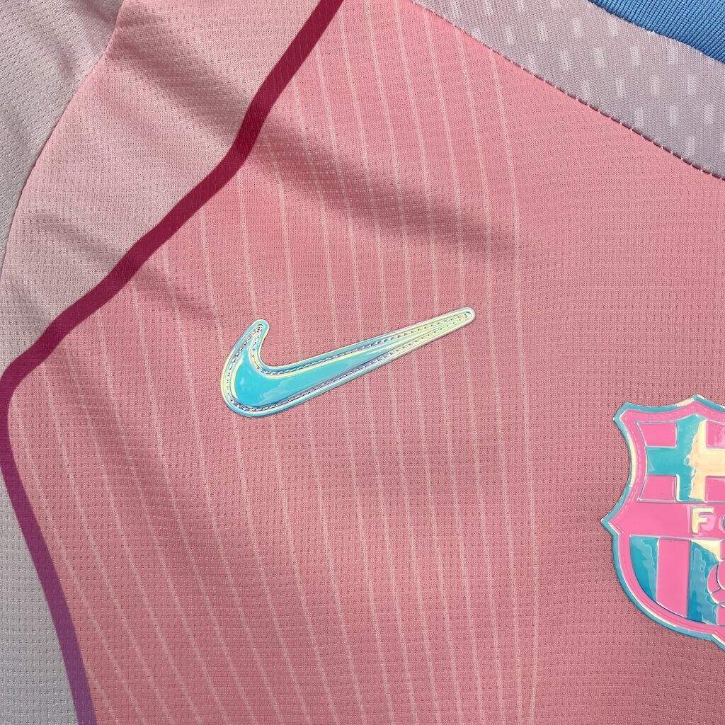 FC Barcelona pink shirt 2025-26