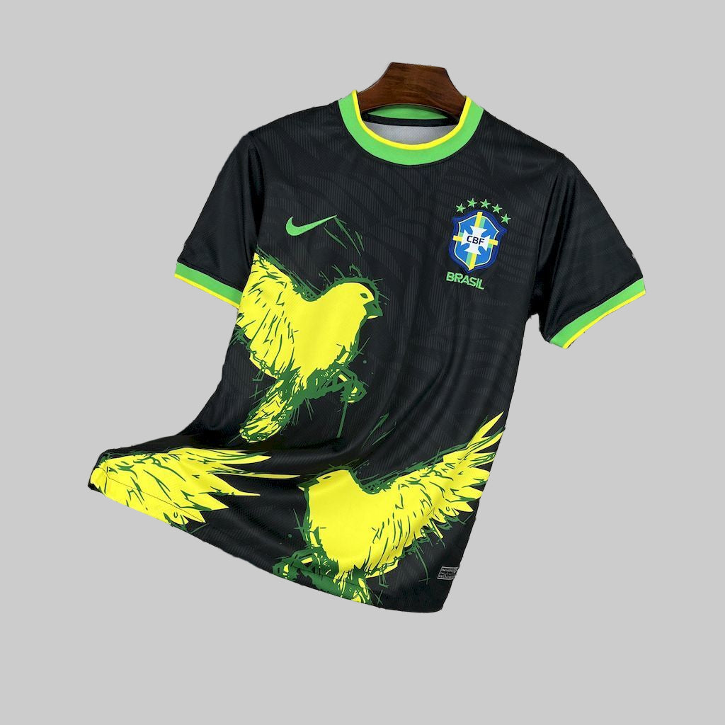 Brazil black and yellow pigeon shirt 2025-26