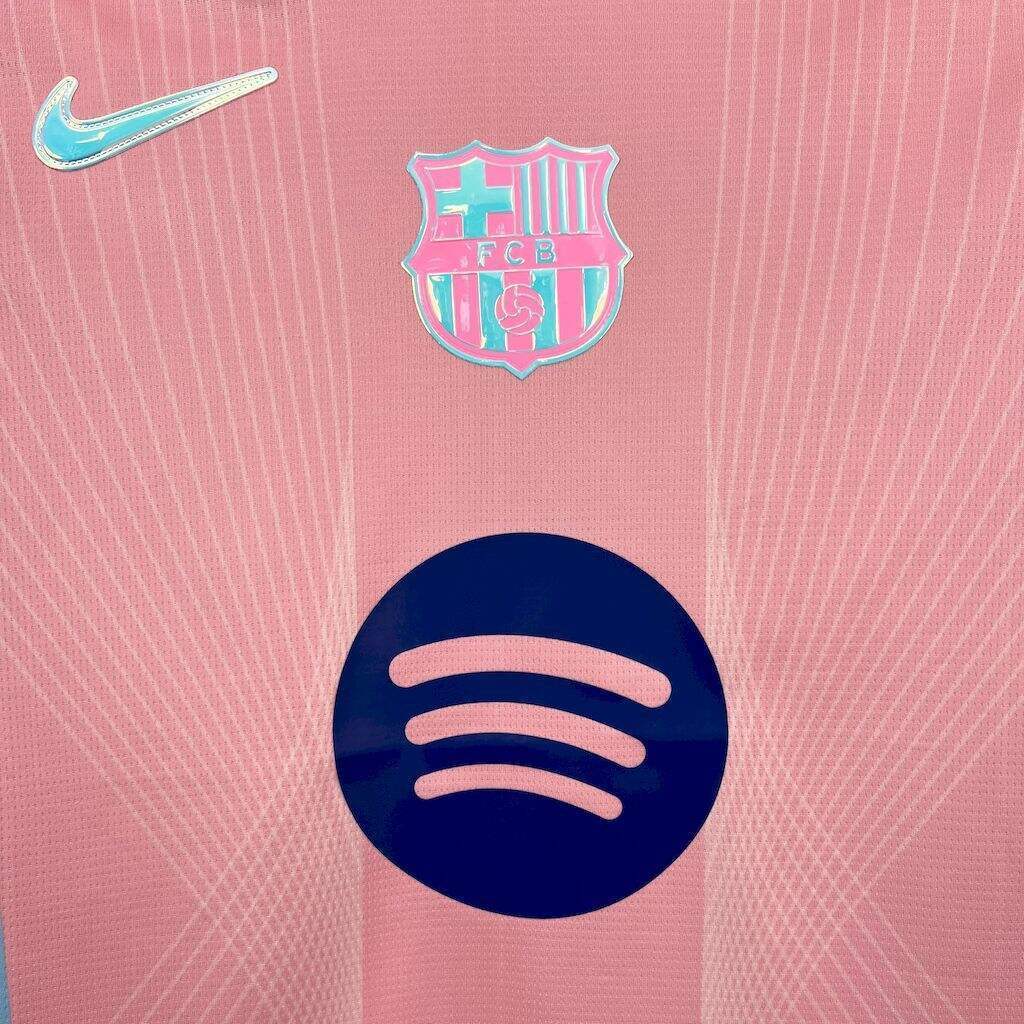 FC Barcelona pink shirt 2025-26