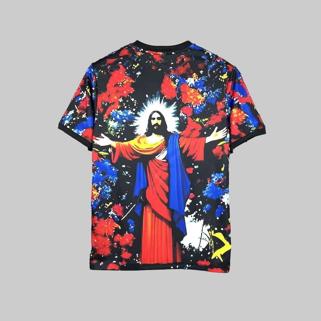 Brazil colored jesus the redeemer shirt 2025-26