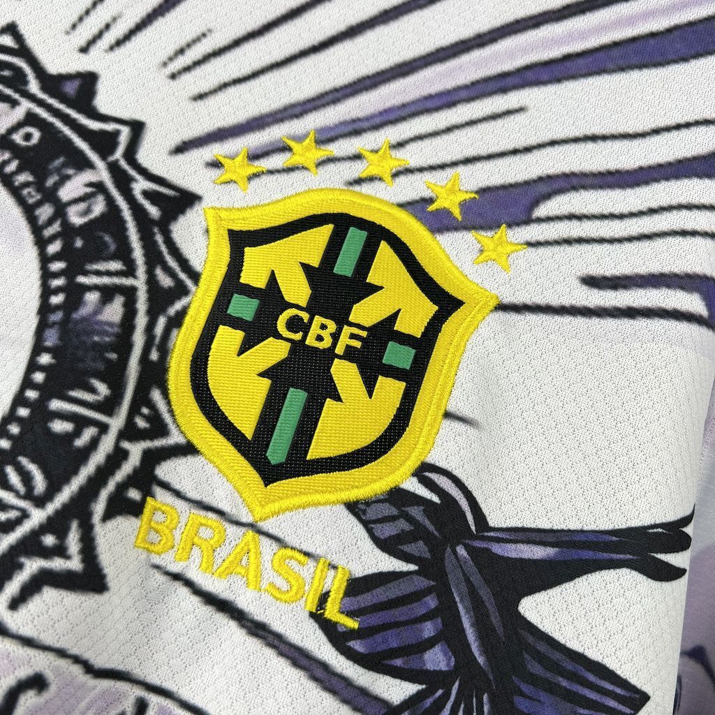 Brazil dark purple jesus the redeemer shirt 2025-26