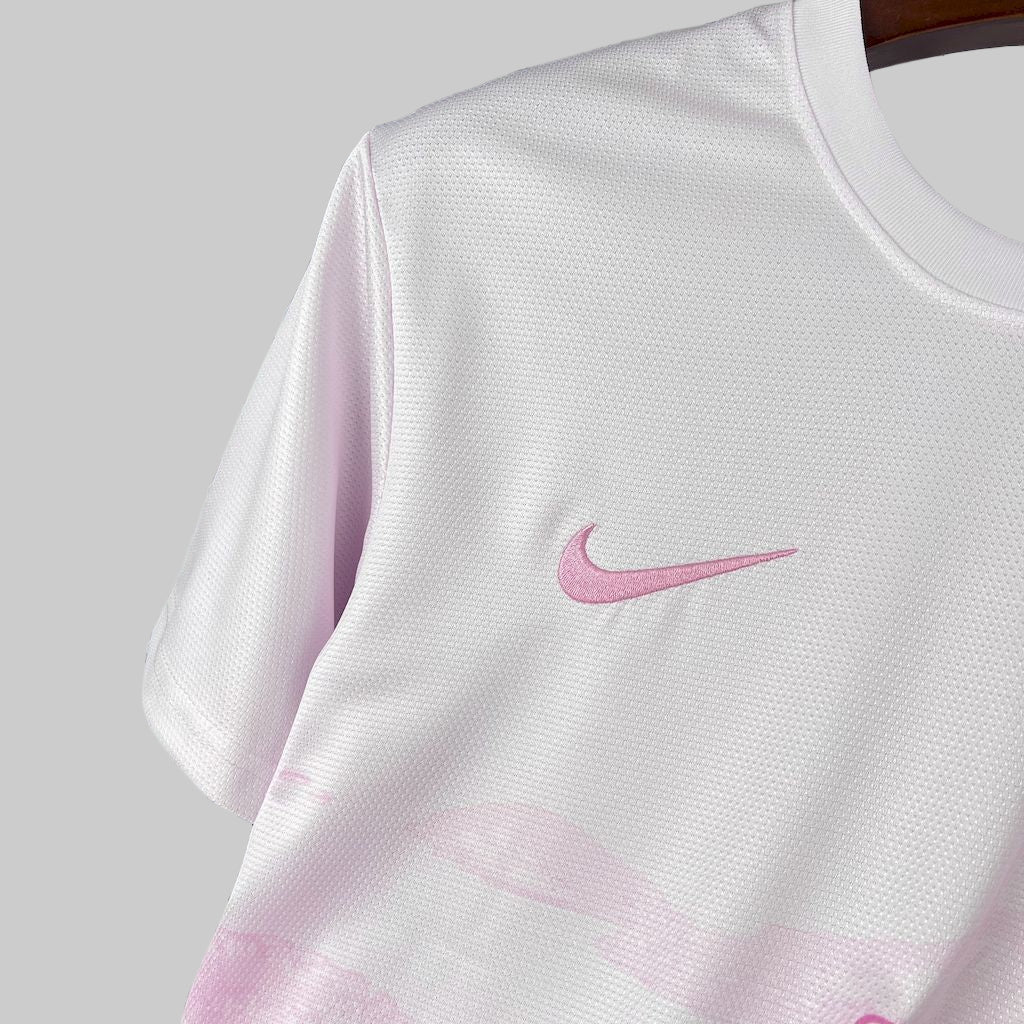 Brazil pink and white jesus shirt 2025-26