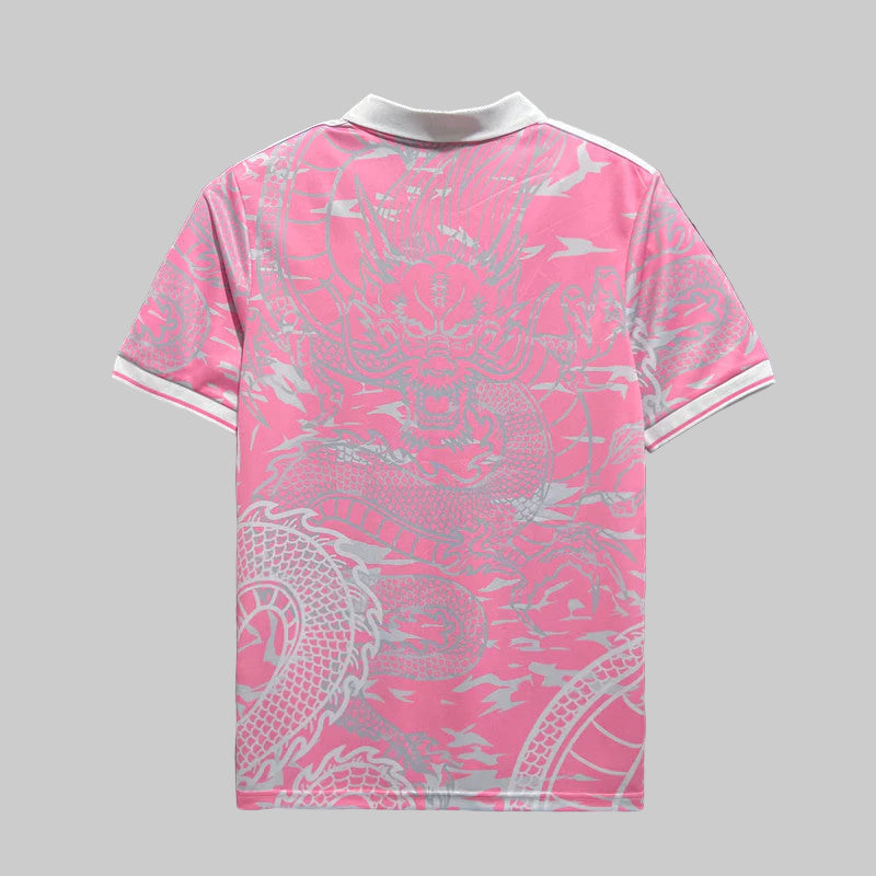 Real Madrid pink dragon shirt 2023-24