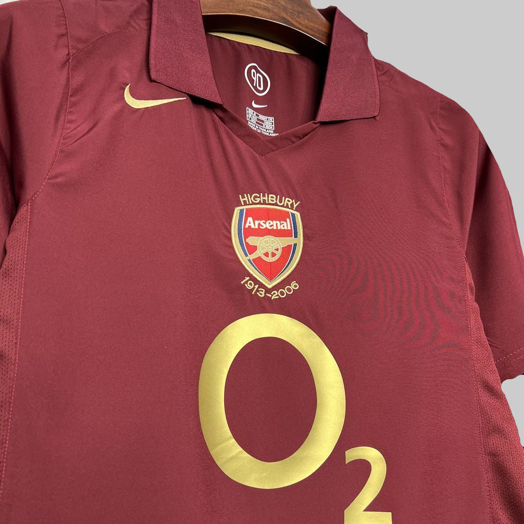 Arsenal retro home shirt 2005-06