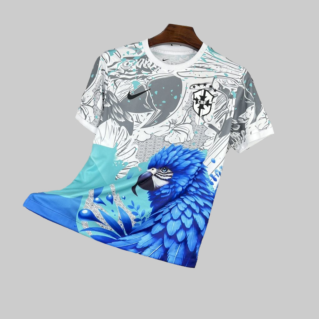 Brazil blue parrot shirt 2025-26