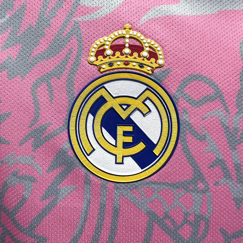 Real Madrid pink dragon shirt 2023-24