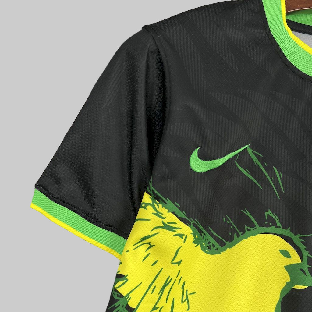 Brazil black and yellow pigeon shirt 2025-26