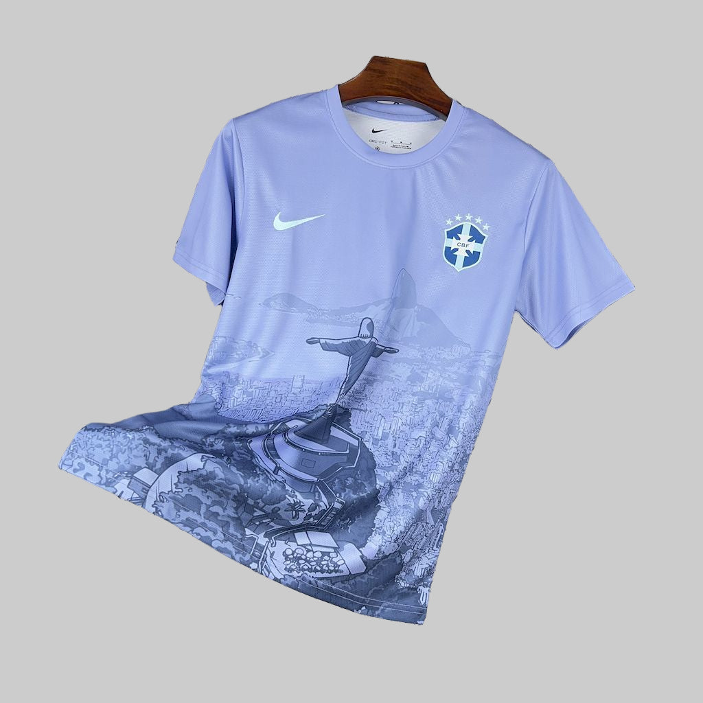 Brazil light purple jesus shirt 2025-26