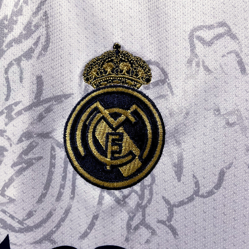 Real Madrid white dragon shirt 2023-24