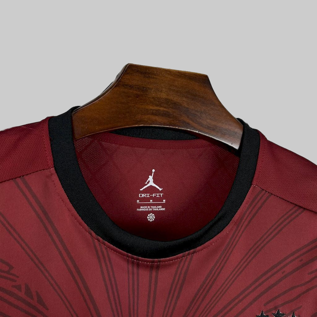Brazil dark red jesus the redeemer shirt 2025-26