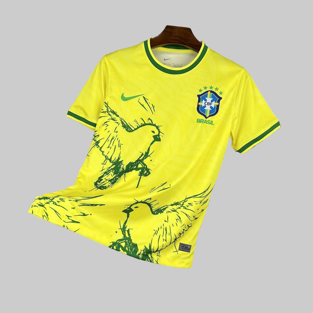 Brazil yellow pigeon shirt 2025-26