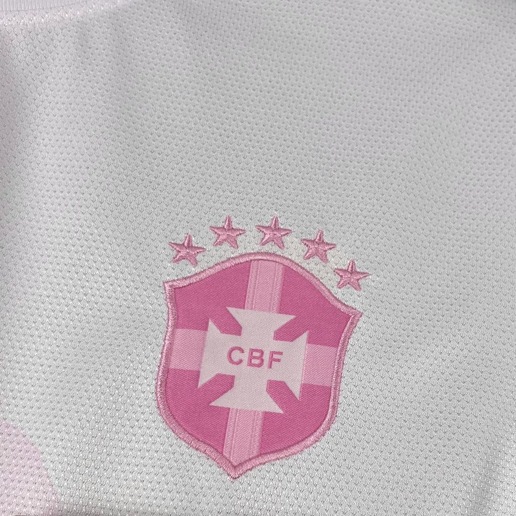 Brazil pink and white jesus shirt 2025-26