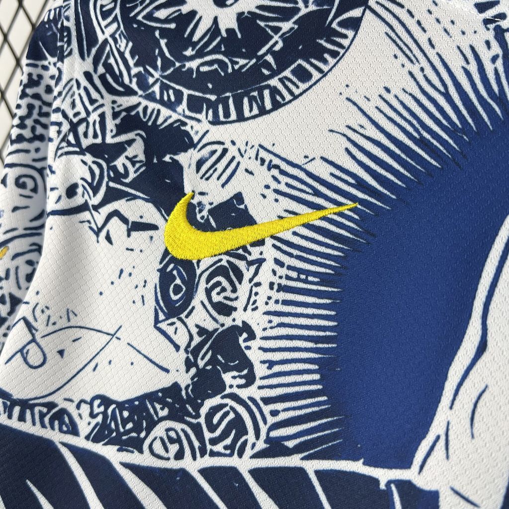 Brazil blue and white jesus the redeemer shirt 2025-26