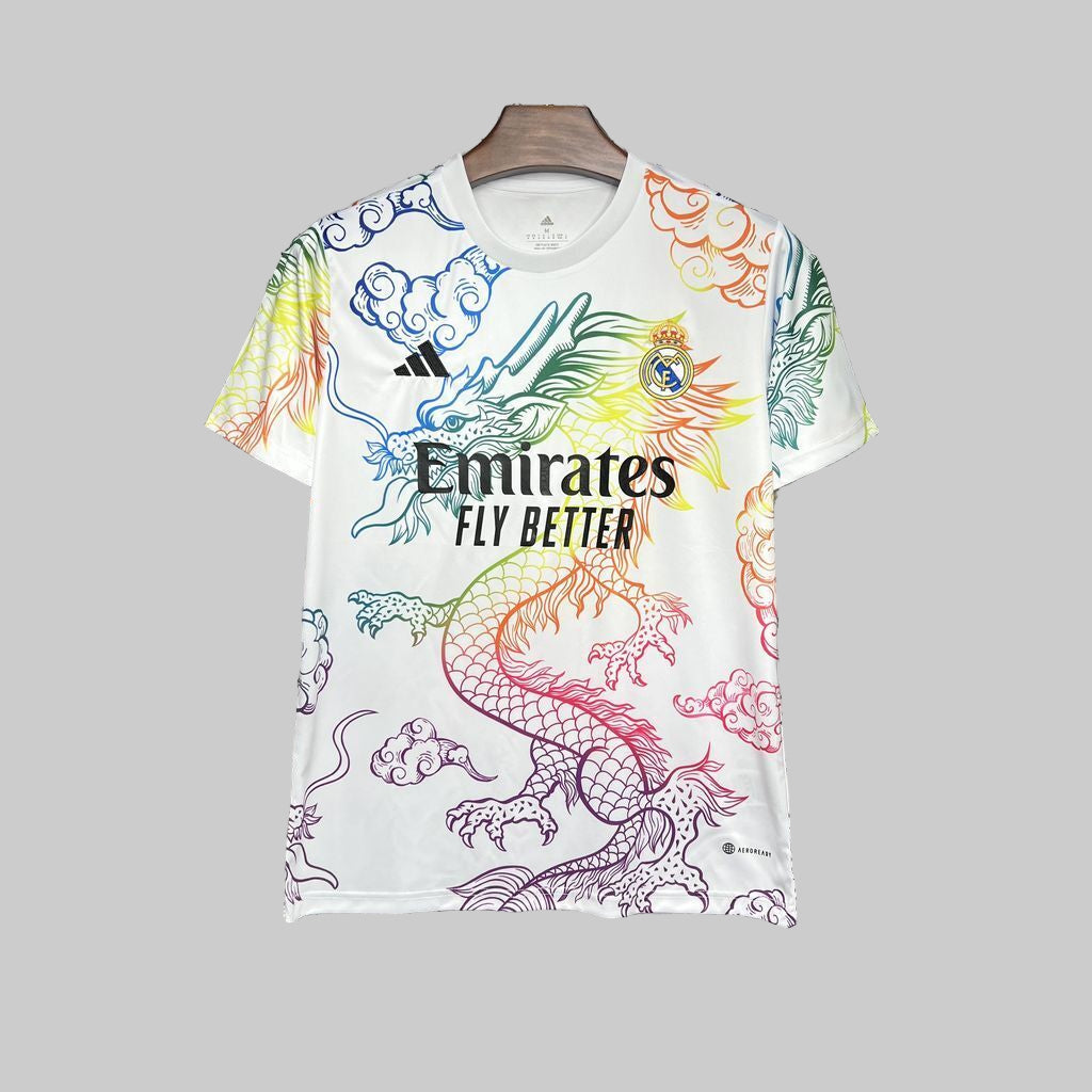 Real Madrid colored dragon shirt 2024-25