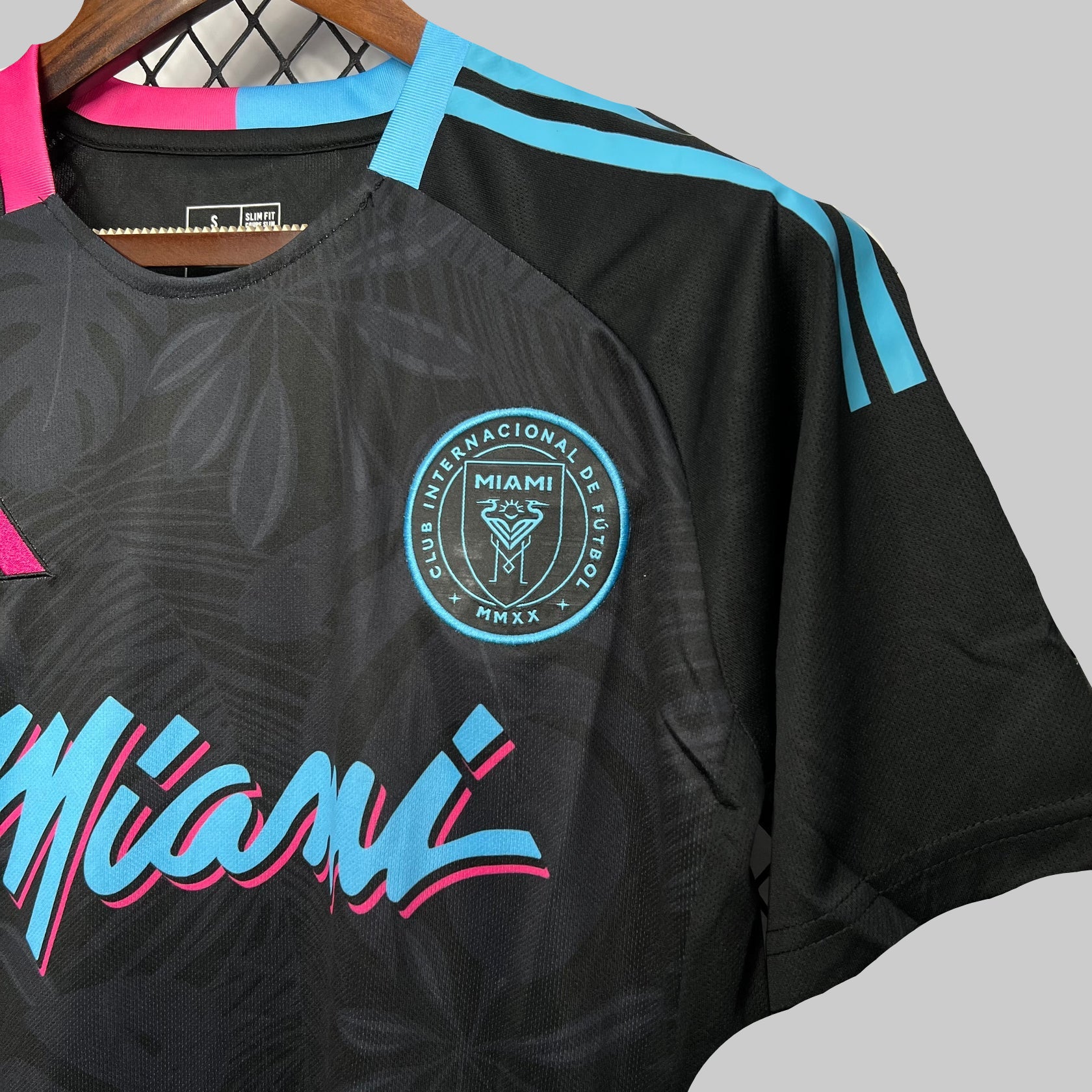 Inter Miami blue and pink shirt 2024-25
