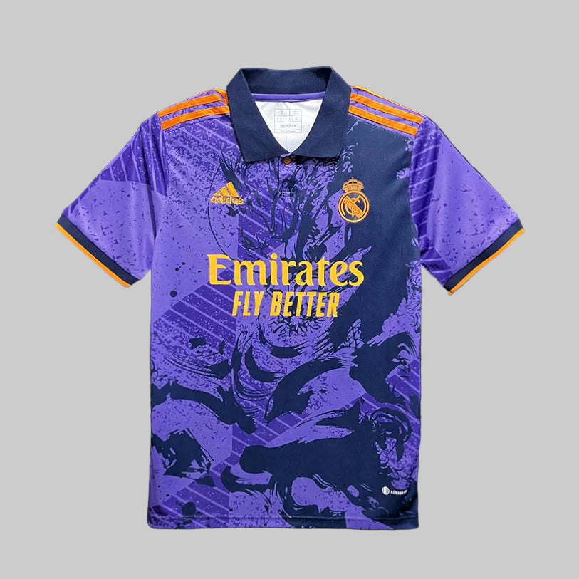 Real Madrid purple dragon shirt 2023-24