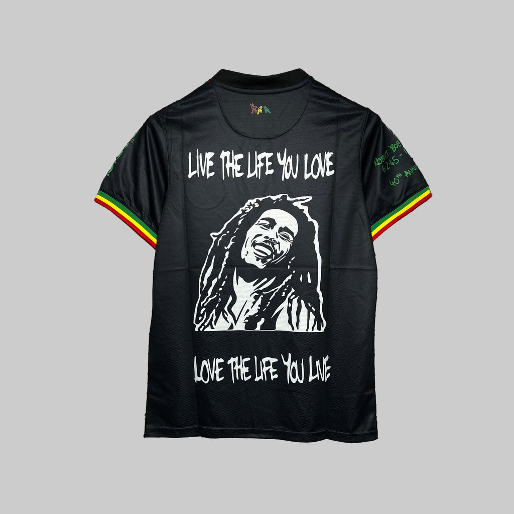 Ajax black bob marley shirt 2021-22
