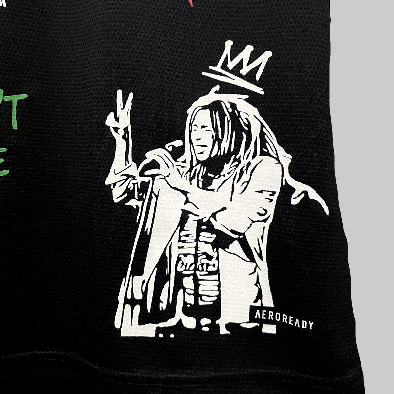 Ajax black bob marley shirt 2021-22