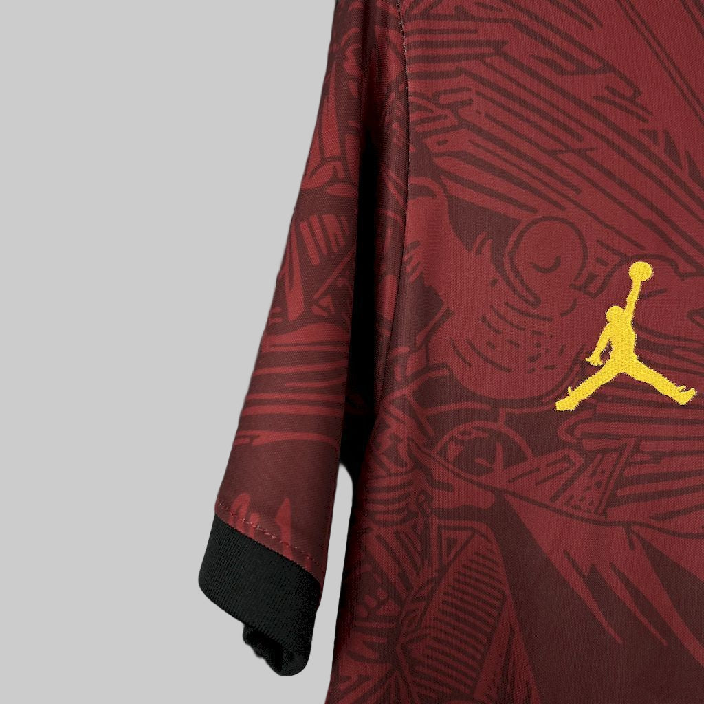 Brazil dark red jesus the redeemer shirt 2025-26