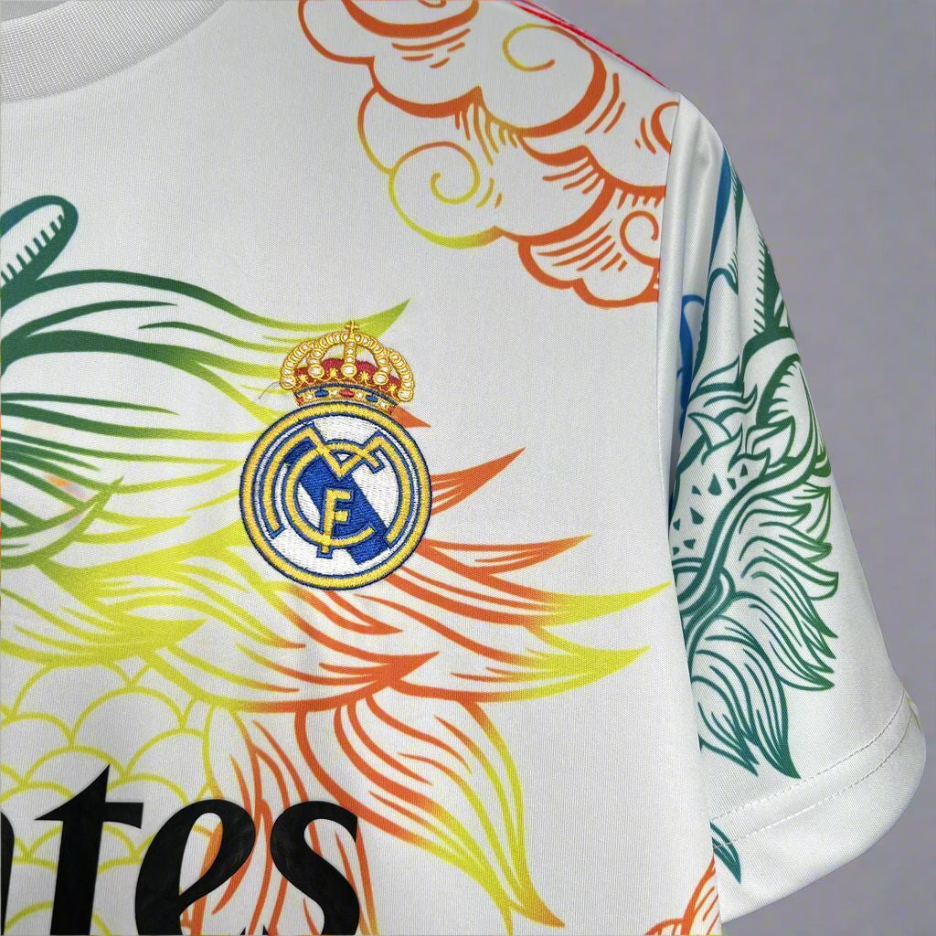 Real Madrid colored dragon shirt 2024-25