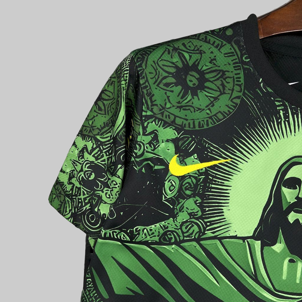 Brazil green jesus the redeemer shirt 2025-26