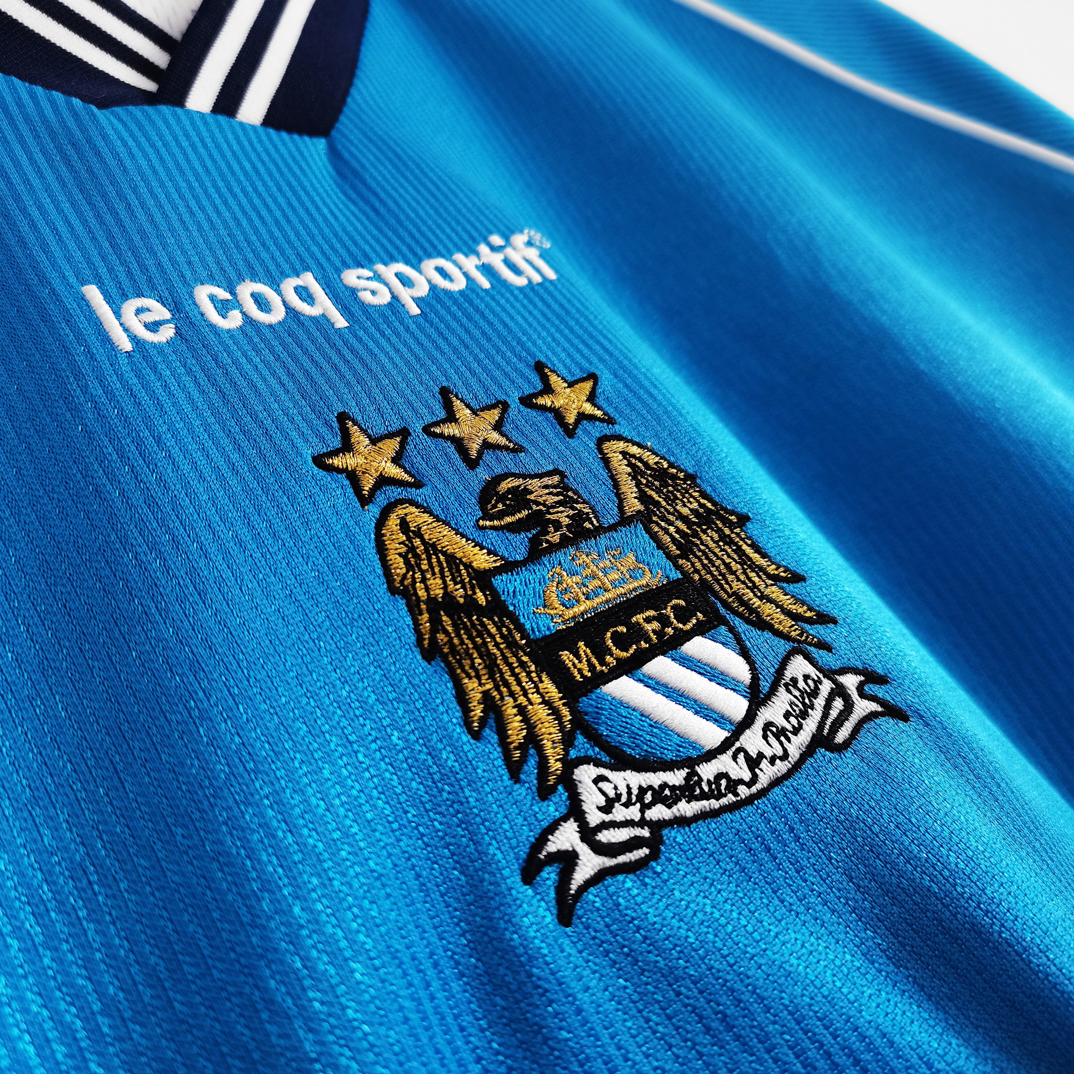 Manchester City retro home shirt 1999-01