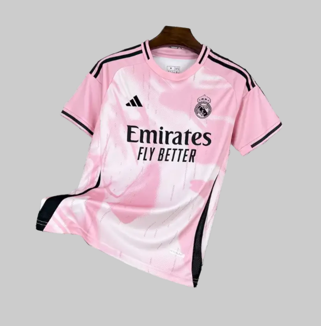 Real Madrid pink shirt 2024-25